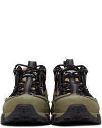 Burberry Beige Khaki Technical Arthur Sneakers