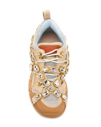 Gucci Crystal Embellished Sneakers