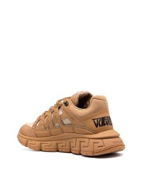 Versace Greca Detail Leather Sneakers