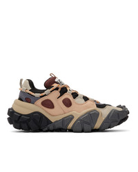 Acne Studios Grey And Pink Bolzter W Sneakers