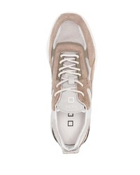 D.A.T.E Panelled Low Top Sneakers