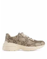 Gucci Rhyton Lace Up Sneakers