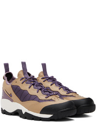 Nike Tan Purple Acg Air Mada Sneakers