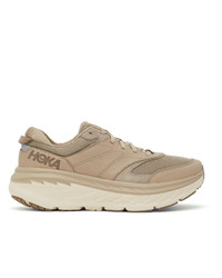 Hoka One One Taupe Bondi Lifestyle Sneakers