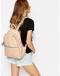 Glamorous Minimal Backpack In Taupe