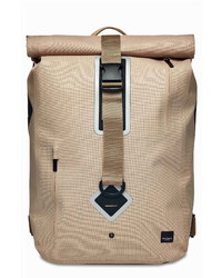 KNOMO London Thames Water Resistant Roll Top Commuter Backpack