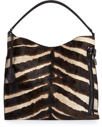 Tom Ford Alix Small Zebra Hobo Bag