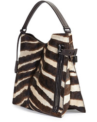 Tom Ford Alix Small Zebra Hobo Bag