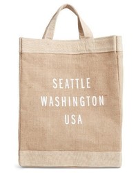 Apolis Seattle Simple Market Bag Brown