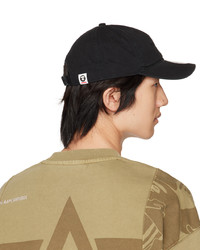 AAPE BY A BATHING APE Black Washed Cap