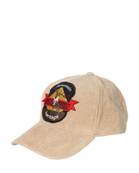 DSQUARED2 Deer Patch Corduroy Baseball Hat