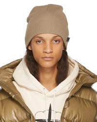 Undercover Beige Ribbed Beanie