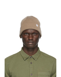 Norse Projects Khaki Merino Wool Norse Top Beanie