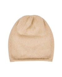 Topshop Rolled Edge Beanie Camel One Size