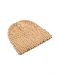 Free People Winnie Cuff Beanie In Camel At Nordstrom