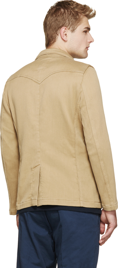 VISVIM Beige Wild Bunch Blazer, $1,125 | SSENSE | Lookastic