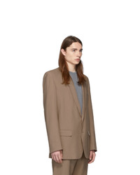 Tibi Brown Long Blazer