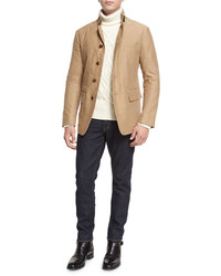 Tom Ford Convertible Sport Jacket Tan