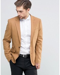 Gianni Feraud Heritage Premiun Wool Camel Flannel Blazer