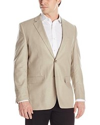 Perry Ellis Waxed Linen Two Button Sport Coat