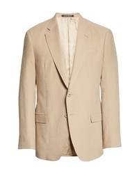 Emporio Armani Solid Suit Jacket In Beige At Nordstrom