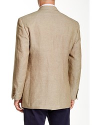 Brooks Brothers Tan Notch Lapel Two Button Jacket