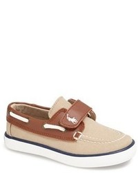 boys tan boat shoes