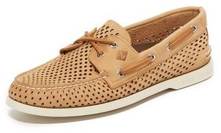 sperry perforated boat shoe mens