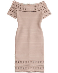 Herve Leger Herv Lger Bardot Bandage Dress With Cut Outs