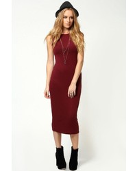 Boohoo Lindsey Sleeveless Midi Dress