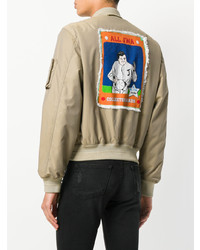 JW Anderson Baseball Card Patch Bomber Jacket
