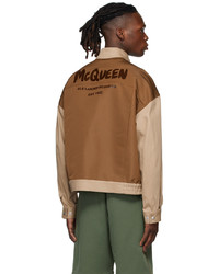 Alexander McQueen Beige Light Cotton Jacket