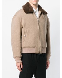 Alexander McQueen Fur Collar Jacket