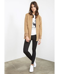 Forever 21 Quilted Bomber Jacket