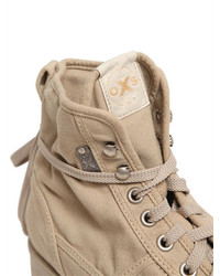 O.x.s. Lace Up Cotton Combat Boots