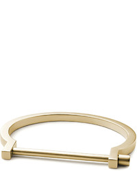 Miansai Modern Matte Brass Screw Cuff Bracelet