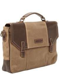 Marc New York By Andrew Marc Retrocalf Twill Single Briefcase