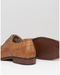Red Tape Lace Up Brogue Smart Shoes In Tan