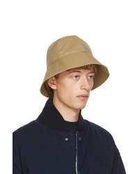 Jil Sander Beige Bonded Hat