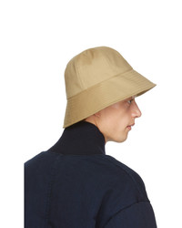 Jil Sander Beige Bonded Hat