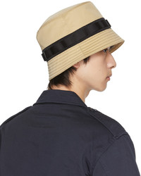Fumito Ganryu Beige Panama Bucket Hat