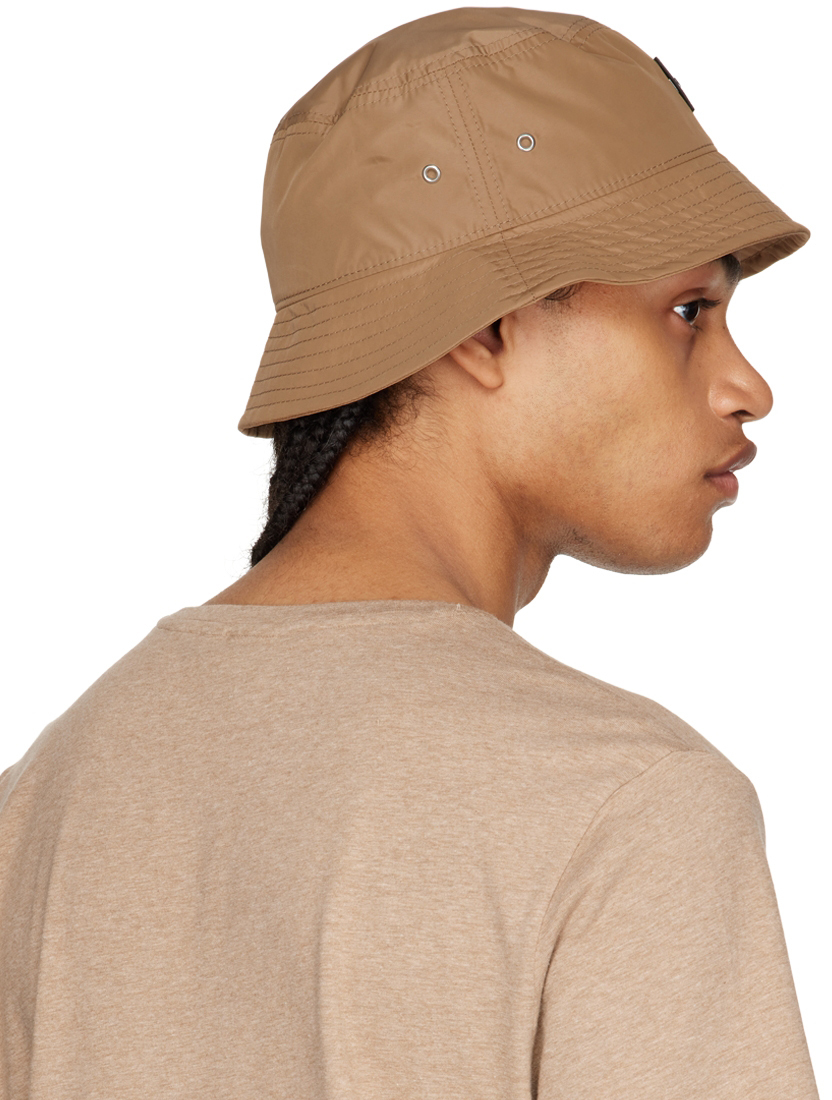 BOSS Beige Saul Essential Bucket Hat, 105 SSENSE Lookastic