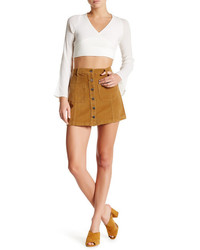 Abound Corduroy Button Front Skirt