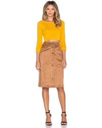 Glamorous Button Front Skirt