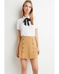 Forever 21 Contemporary Snap Button Skirt