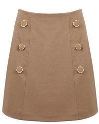 Miss Selfridge Petite Double Breasted Button Front Skirt