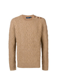 Tan Cable Sweater