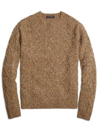 Brooks Brothers Cable Knit Crewneck Sweater