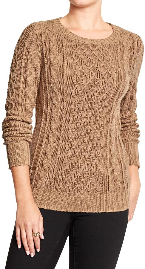 old navy womens cable knit sweater