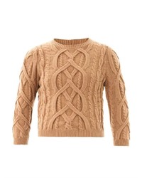 No.21 Engineered Knit Wool Sweater
